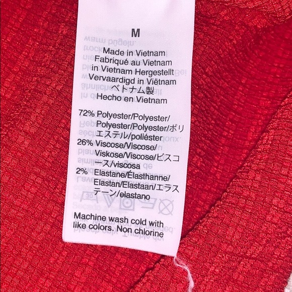 Madewell red blouse - Picture 4 of 5